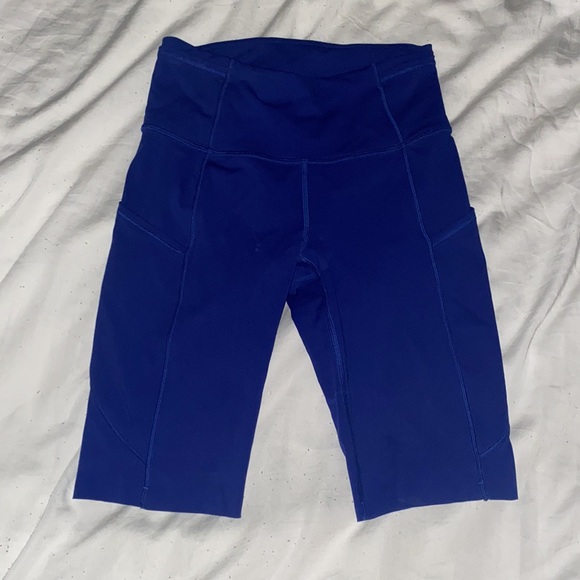 LULULEMON blue bicycle shorts (4) - Picture 2 of 7